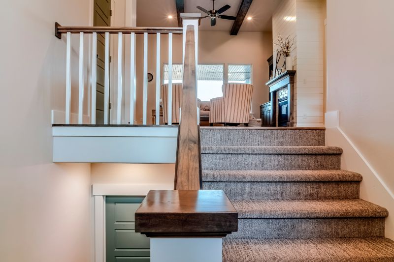 Stairway Carpet Installation